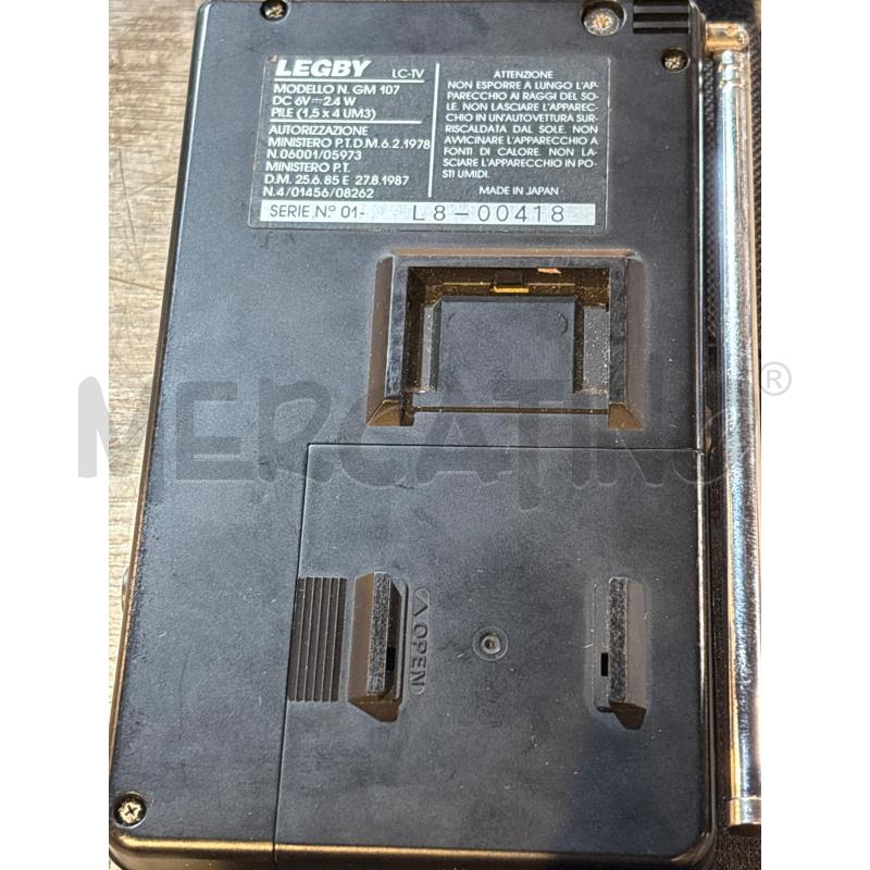 TELEVISORE LEGBY GM 107LCD | Mercatino dell'Usato Busnago 2