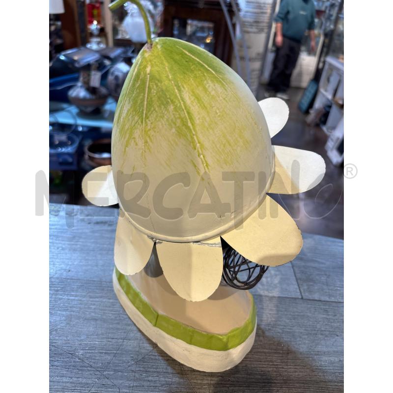 TESTA D'ARREDO DONNA IN GESSO CON CAPPELLO | Mercatino dell'Usato Busnago 4