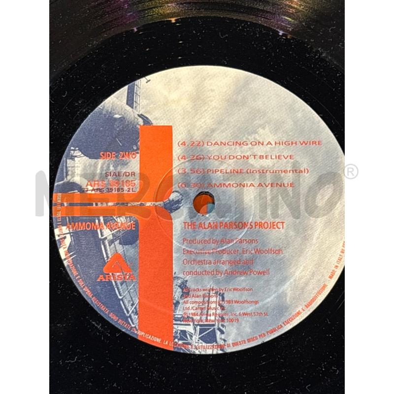 THE ALAN PARSONS PROJECT AMMONIA AVENUE 1984 | Mercatino dell'Usato Busnago 3