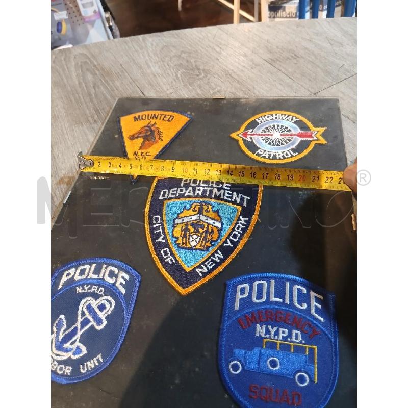 TOPPE PZ. 5 POLIZIA AMERICANA INCORNICIATE | Mercatino dell'Usato Busnago 4