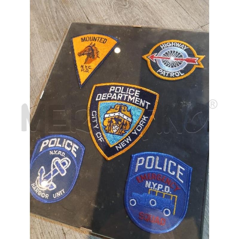 TOPPE PZ. 5 POLIZIA AMERICANA INCORNICIATE | Mercatino dell'Usato Busnago 5