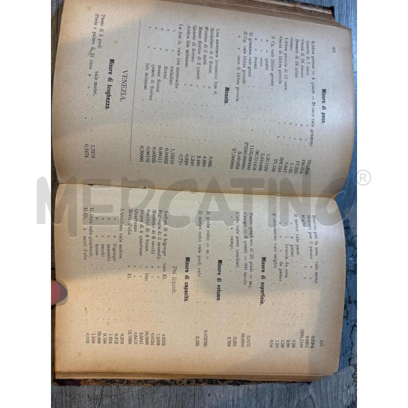 TRATTATO DI ARITMETICA TEORICO PRATICA FABIANI 1897 | Mercatino dell'Usato Busnago 3