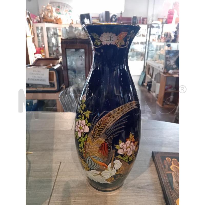 VASO GIAPPONESE KUTANI ALTEZZA 30 CM | Mercatino dell'Usato Busnago 1
