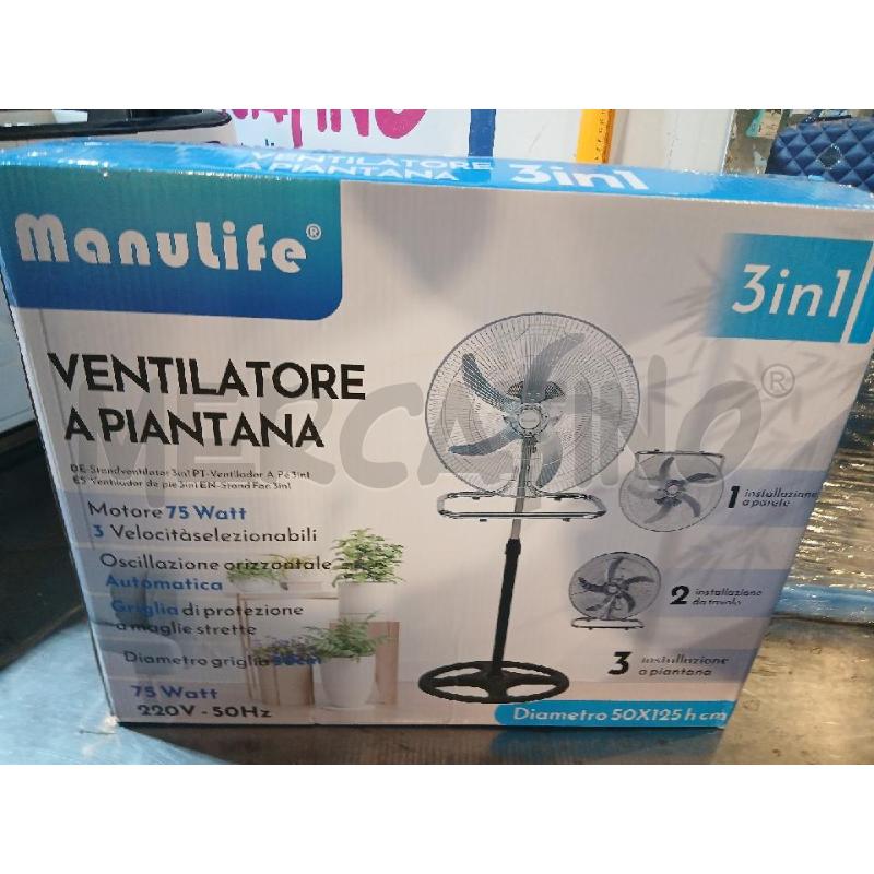 VENTILATORE MANULIFE IN SCATOLA (NUOVO) | Mercatino dell'Usato Busnago 1