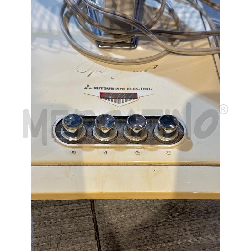 VENTILATORE MITSUBISHI ANNI 70 ROSSO E BIANCO | Mercatino dell'Usato Busnago 2