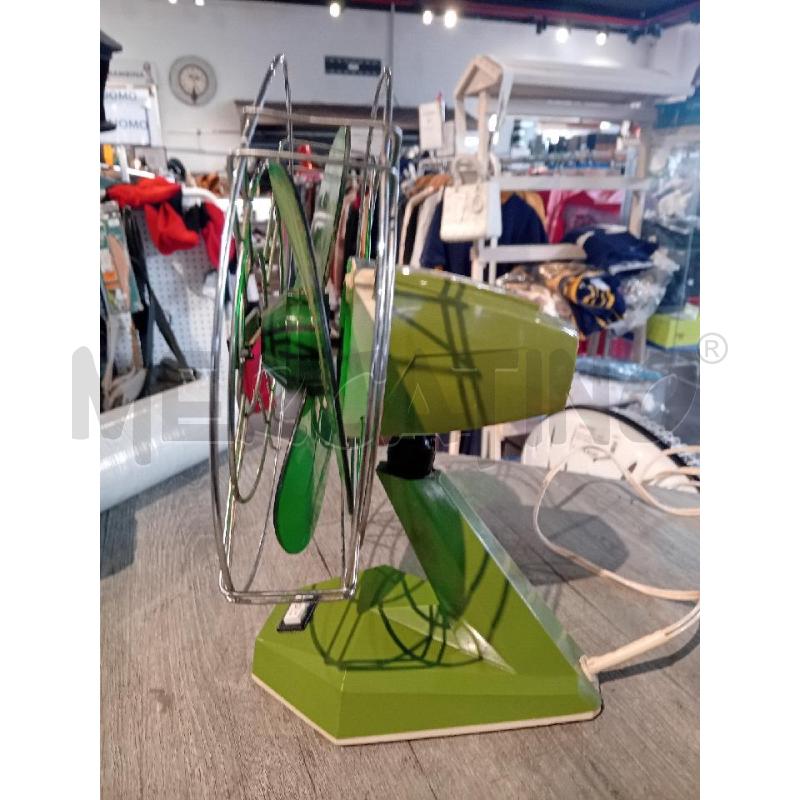VENTILATORE VINTAGE AEPI VERDE DIAMETREO GRIGLIA 22CM (FUNZIONANTE) | Mercatino dell'Usato Busnago 2