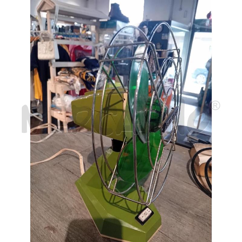 VENTILATORE VINTAGE AEPI VERDE DIAMETREO GRIGLIA 22CM (FUNZIONANTE) | Mercatino dell'Usato Busnago 3