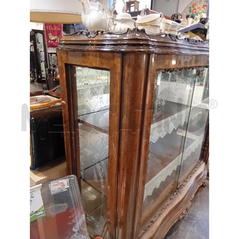 VETRINA STILE CHIPPENDALE LARGHEZZA 140, H 144, P45 | Mercatino dell'Usato Busnago 3