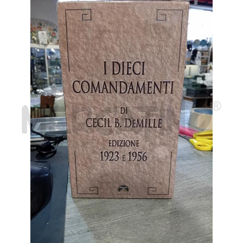 VHS COFANETTO I DIECI COMANDAMENTI EDIZIONE 1023-1956(SIGILLATE) | Mercatino dell'Usato Busnago 1