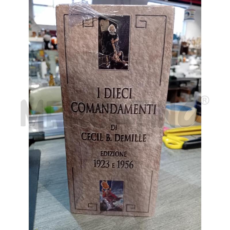 VHS COFANETTO I DIECI COMANDAMENTI EDIZIONE 1023-1956(SIGILLATE) | Mercatino dell'Usato Busnago 2