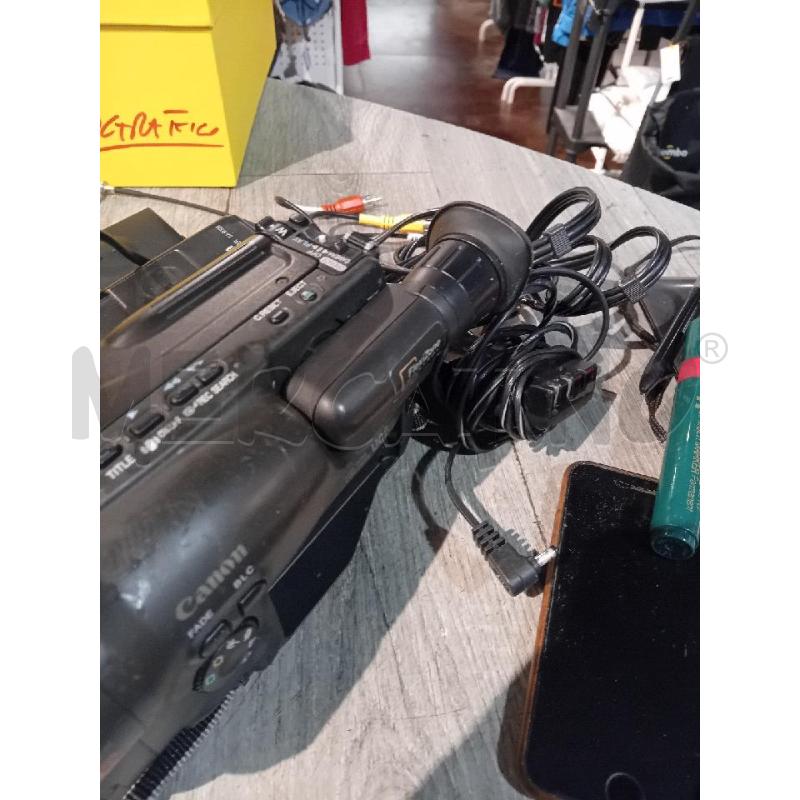 VIDEO CAMERA CANON OPTICAL 20X CON ACCESSORI | Mercatino dell'Usato Busnago 5