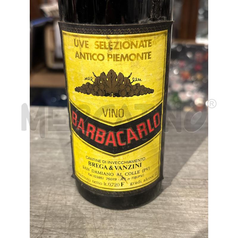 VINO DA ESPOSIZIONE BARBACARLO ANNATA 1971 | Mercatino dell'Usato Busnago 2