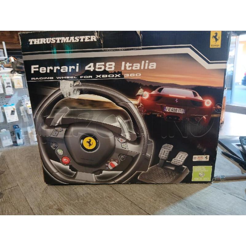 VOLANTE E PEDALIERA GIOCO THRUSTMASTER FERRARI 458 | Mercatino dell'Usato Busnago 1