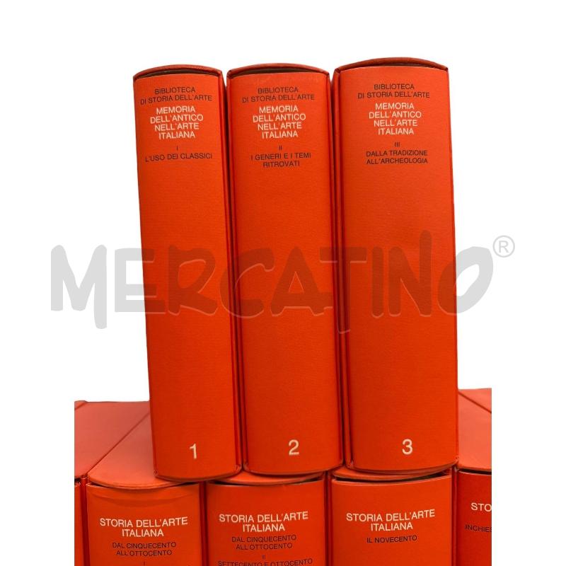 17VOL STORIA DELL'ARTE ITALIANA + MEMORIA DELL'ANTICO | Mercatino dell'Usato Triuggio 5