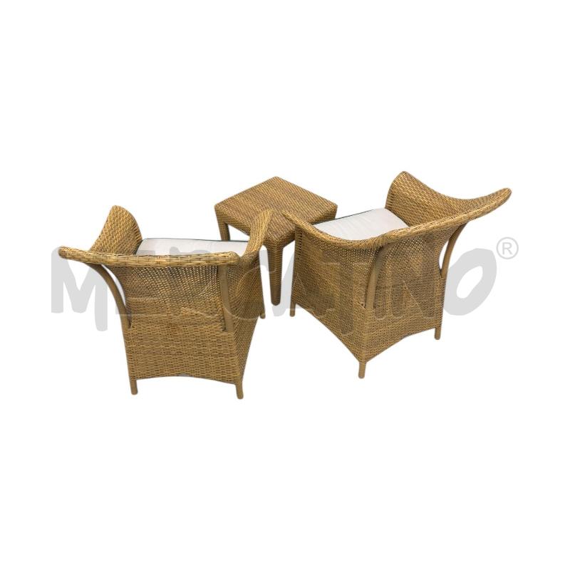 2 POLTRONE E TAVOLINO DEDON | Mercatino dell'Usato Triuggio 2
