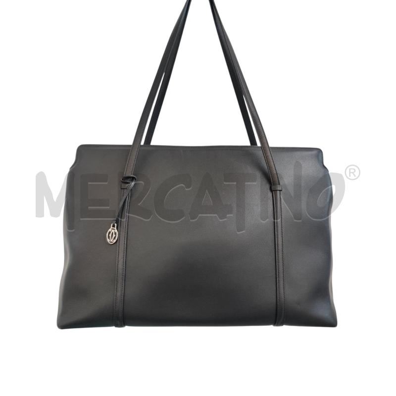 BORSA CARTIER CABOCHON PELLE NERA | Mercatino dell'Usato Triuggio 2