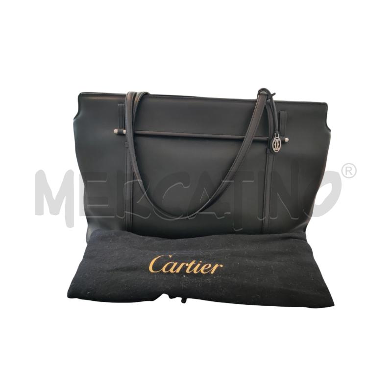 BORSA CARTIER CABOCHON PELLE NERA | Mercatino dell'Usato Triuggio 4