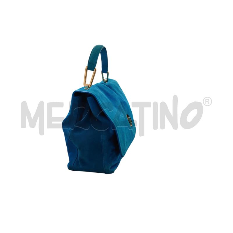 BORSA DONNA PELLE TURCHESE COCCINELLE | Mercatino dell'Usato Triuggio 4