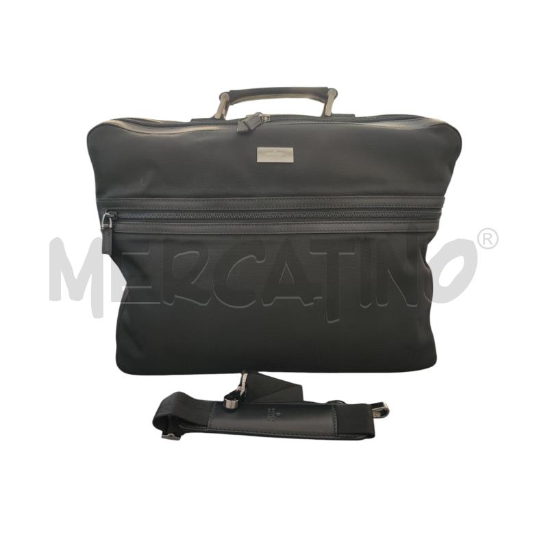 BORSA GUCCI BUSINESS MESSENGER BAG NERO | Mercatino dell'Usato Triuggio 1