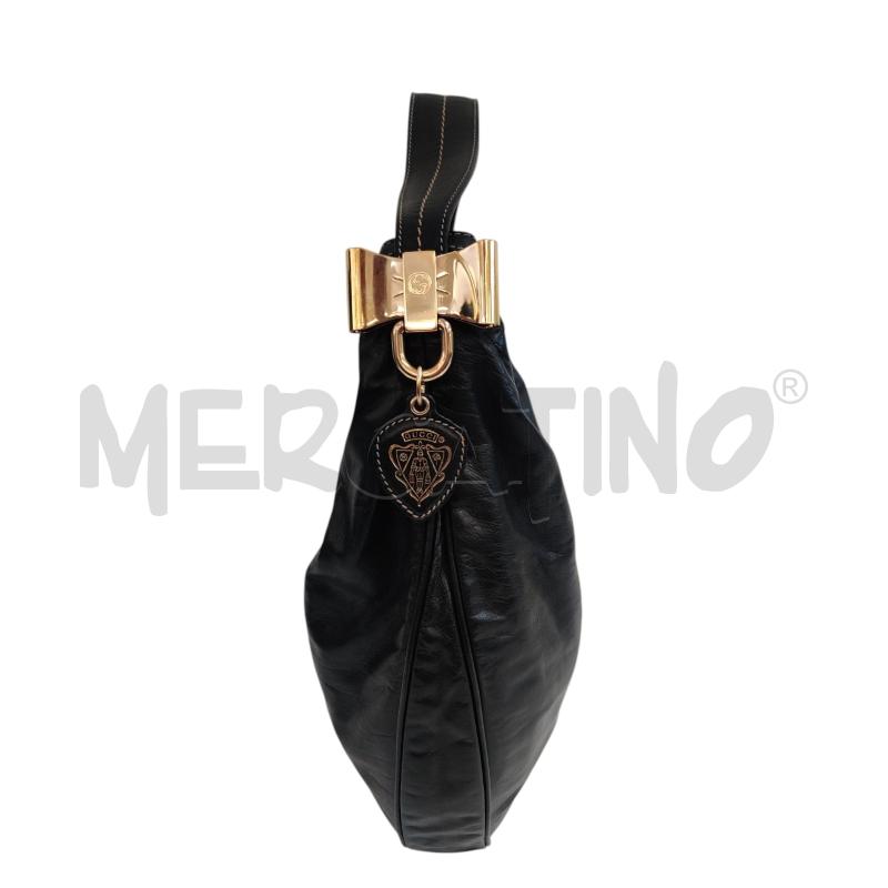BORSA HOBO GUCCI DUCHESSA PELLE NERA  | Mercatino dell'Usato Triuggio 3
