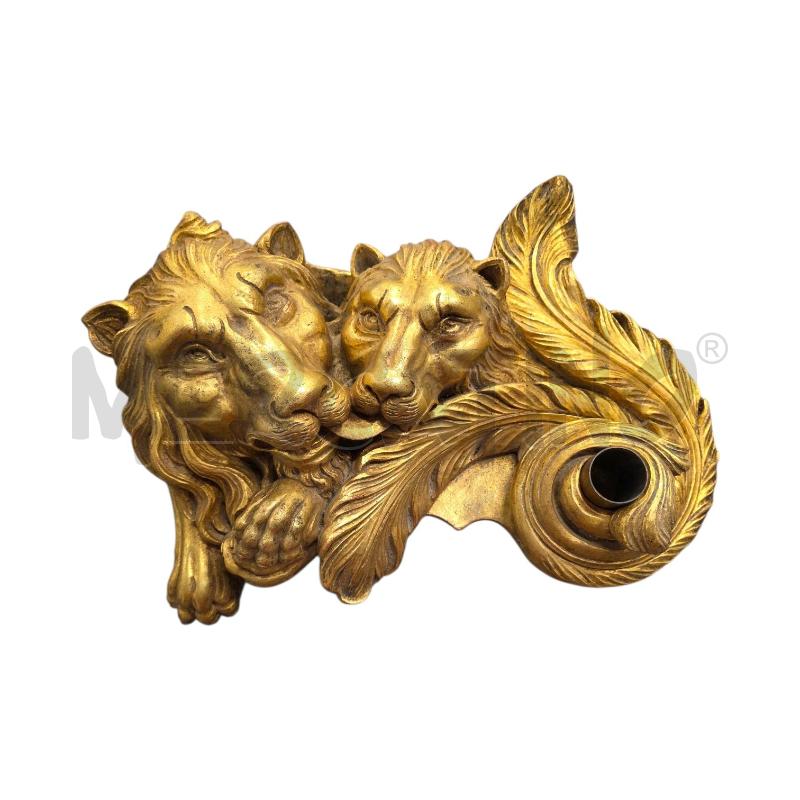 CALAMAIO LEONI LEGNO DORATO | Mercatino dell'Usato Triuggio 1
