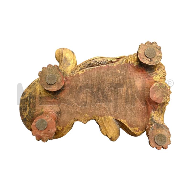 CALAMAIO LEONI LEGNO DORATO | Mercatino dell'Usato Triuggio 4