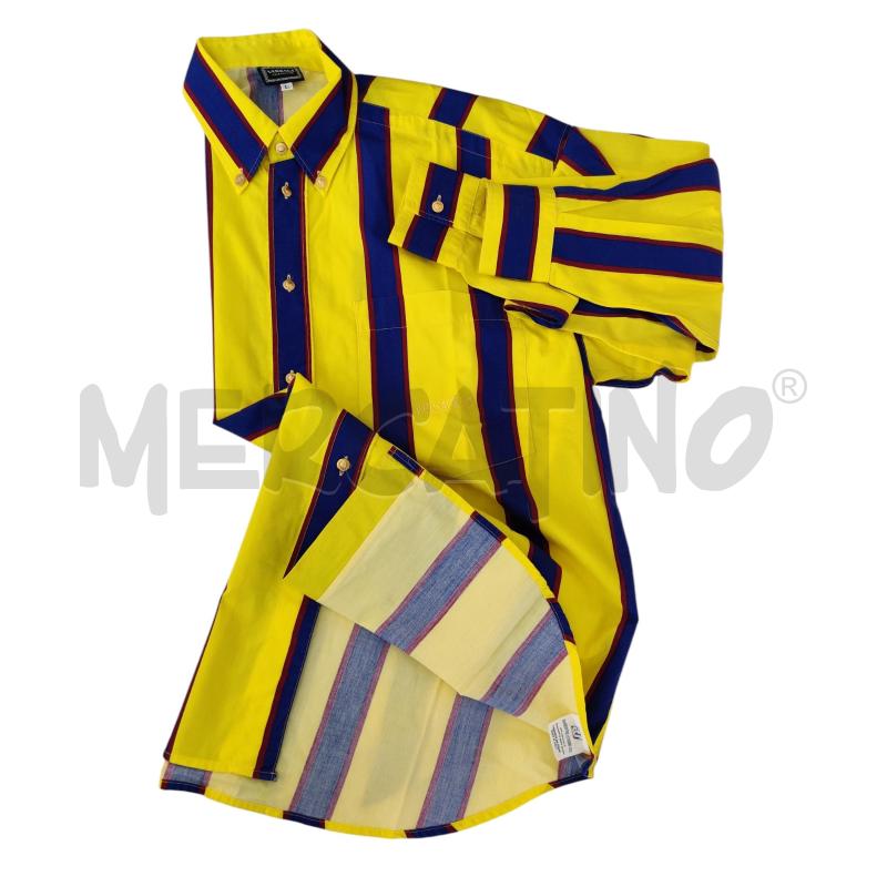 CAMICIA UOMO GIANNI VERSACE RIGA GIALLA | Mercatino dell'Usato Triuggio 4