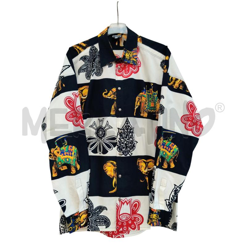 CAMICIA UOMO VTG ELEFANTI GIANNI VERSACE | Mercatino dell'Usato Triuggio 1