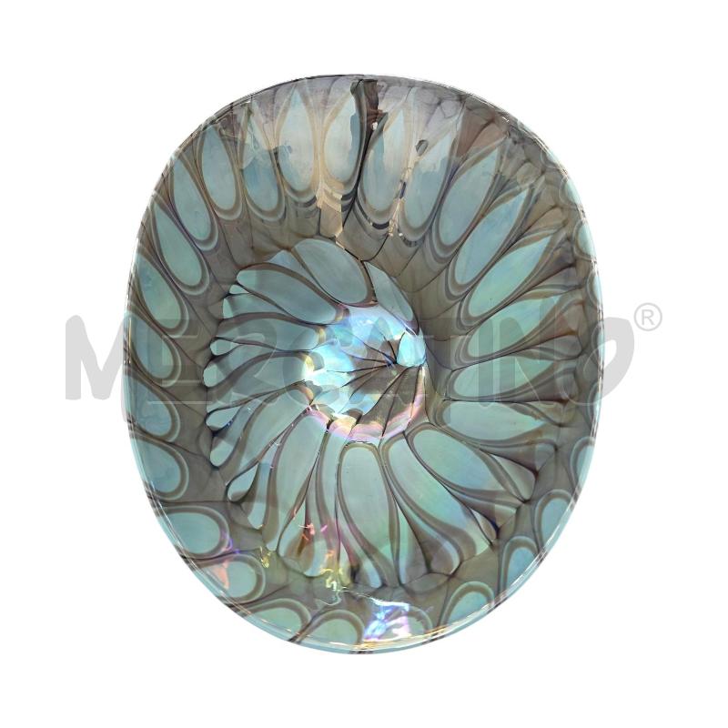 CENTROTAVOLA VETRO MURANO AZZURRO | Mercatino dell'Usato Triuggio 2