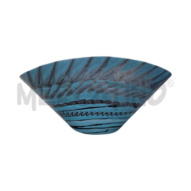 CENTROTAVOLA VETRO MURANO AZZURRO | Mercatino dell'Usato Triuggio 4