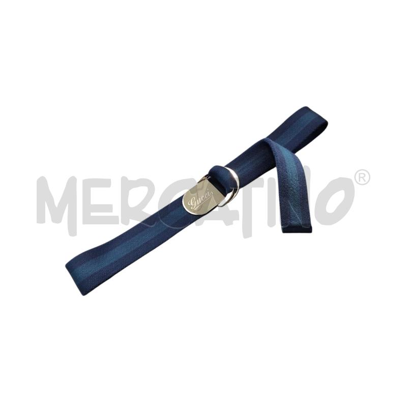 CINTURA TELA BLU GUCCI  | Mercatino dell'Usato Triuggio 3