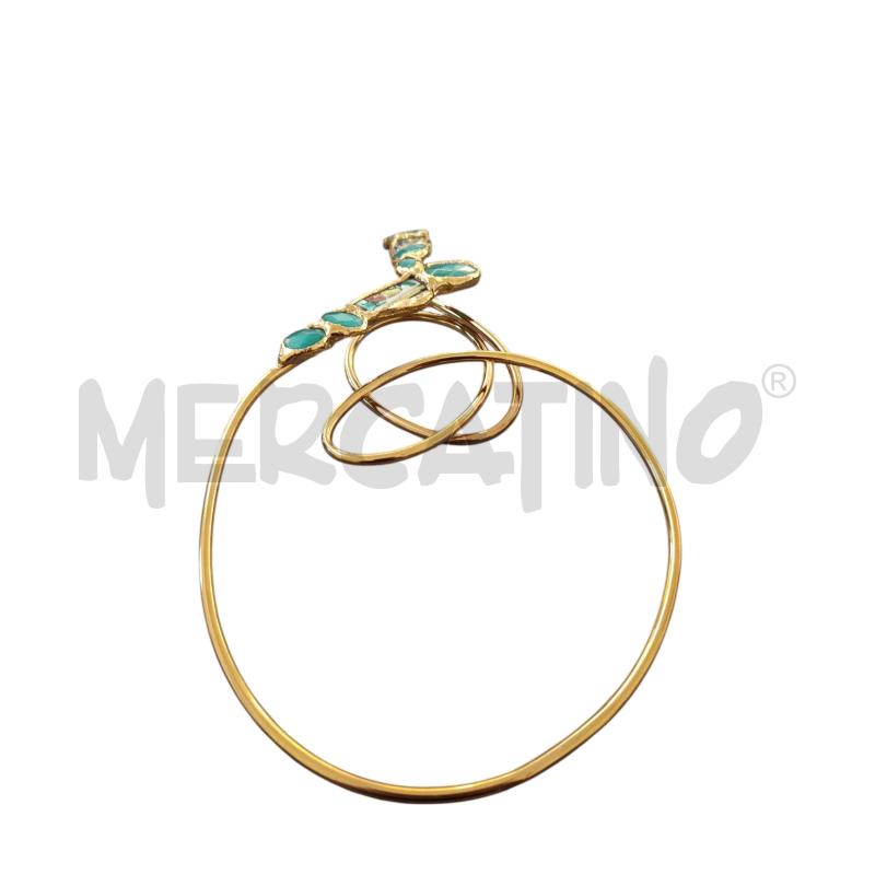COLLANA RIGIDO AGATE AZZURRO+CERAMICA | Mercatino dell'Usato Triuggio 2