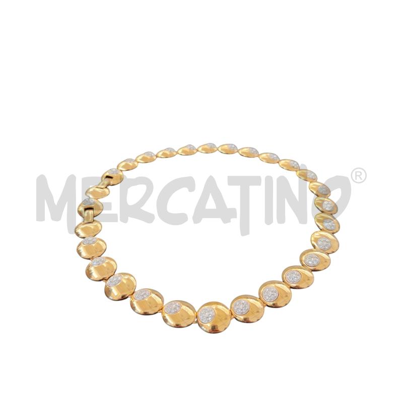 COLLANA SWAROVSKI DORATA | Mercatino dell'Usato Triuggio 2