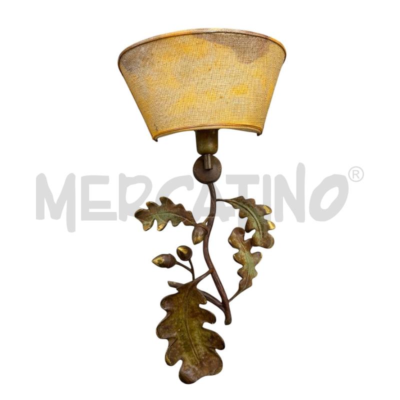 COPPIA DI APPLIQUES MODERNARIATO QUERCIA | Mercatino dell'Usato Triuggio 2