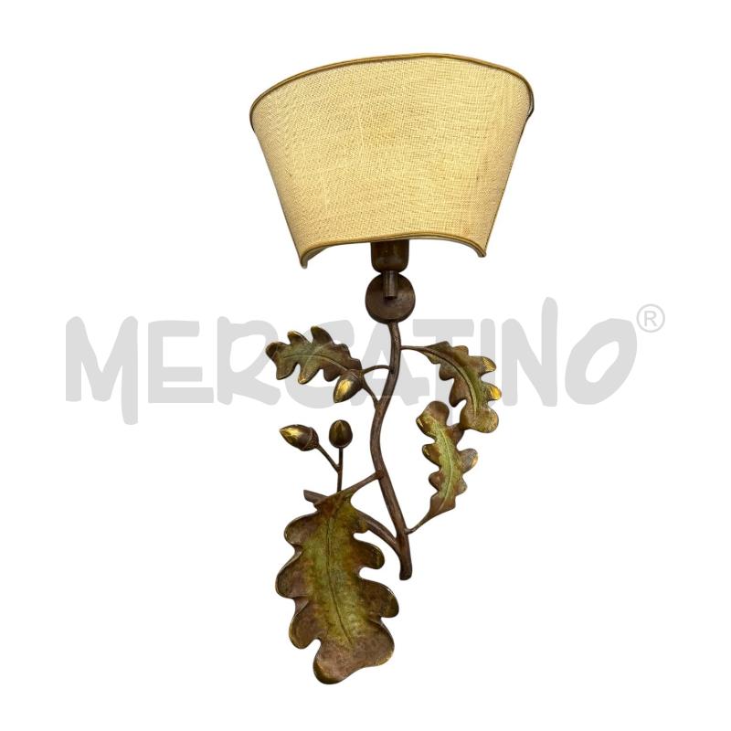 COPPIA DI APPLIQUES MODERNARIATO QUERCIA | Mercatino dell'Usato Triuggio 3