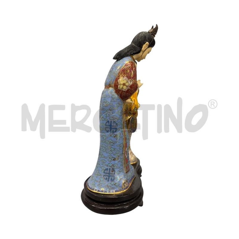 COPPIA STATUETTE CLOISONNE  | Mercatino dell'Usato Triuggio 2