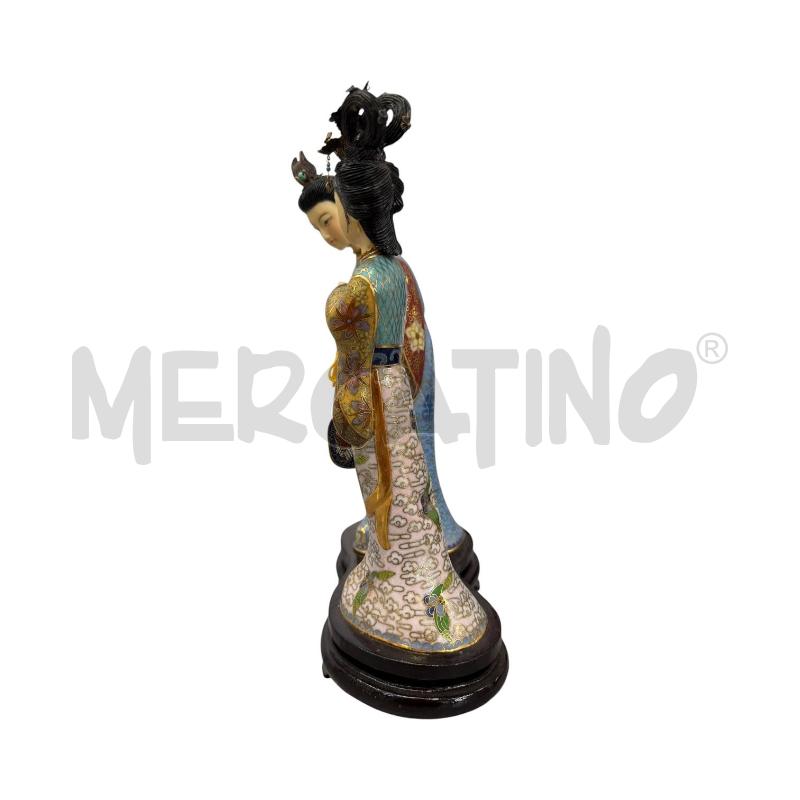 COPPIA STATUETTE CLOISONNE  | Mercatino dell'Usato Triuggio 4