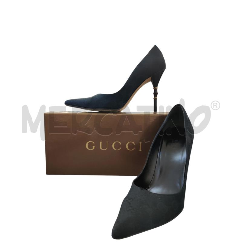DECOLLETE NERE LOGATE GUCCI  | Mercatino dell'Usato Triuggio 1