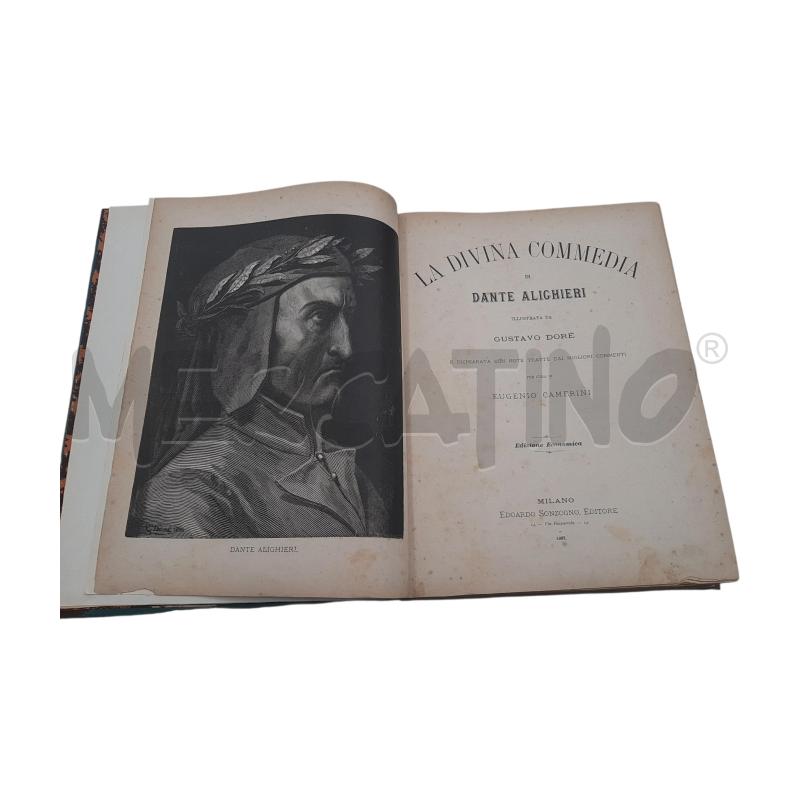 DIVINA COMMEDIA SONZOGNO 1887 ILL. DORE' | Mercatino dell'Usato Triuggio 2