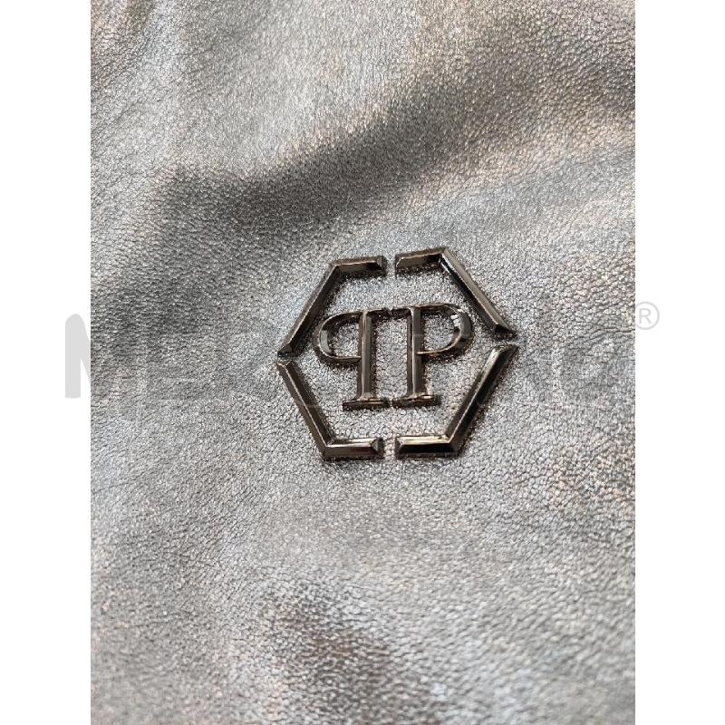 GIUBBINO VERA PELLE ARGENTO PHILIPPE PLEIN | Mercatino dell'Usato Triuggio 4