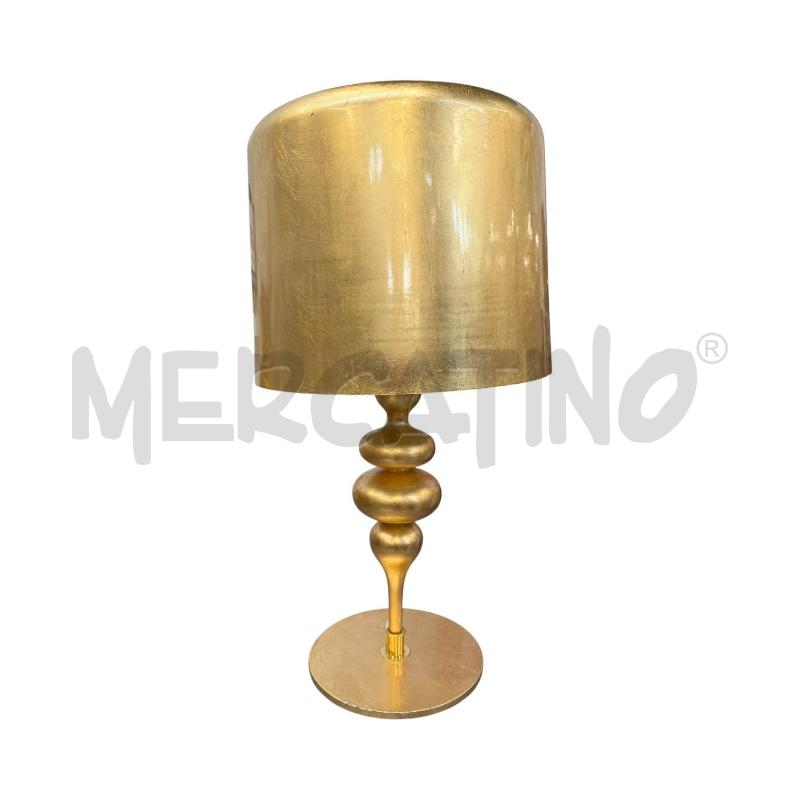 LAMPADA DA TAVOLO DORATA EVA MASIERO   | Mercatino dell'Usato Triuggio 1