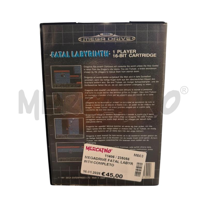 MEGADRIVE FATAL LABYRINTH COMPLETO | Mercatino dell'Usato Triuggio 2