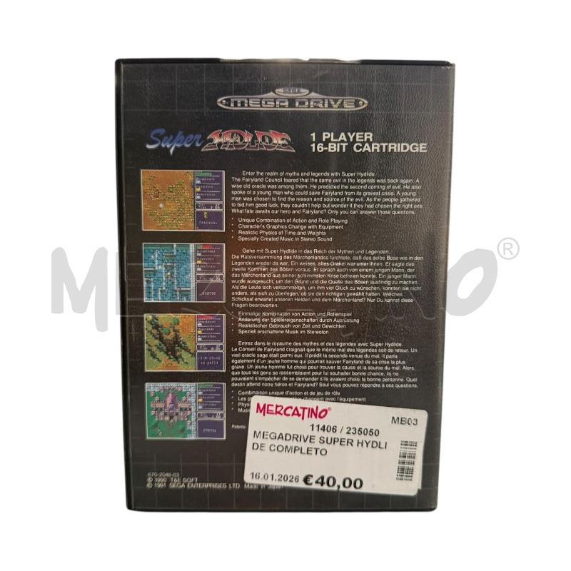 MEGADRIVE SUPER HYDLIDE COMPLETO | Mercatino dell'Usato Triuggio 2