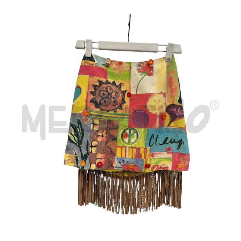 MINIGONNA MOSCHINO FANTASIA FRANGE | Mercatino dell'Usato Triuggio 1