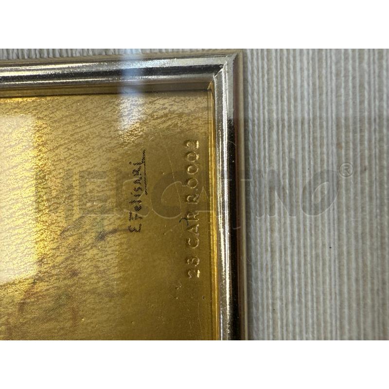 QUADRETTO FOGLIA ORO ENRICO FELISARI | Mercatino dell'Usato Triuggio 4