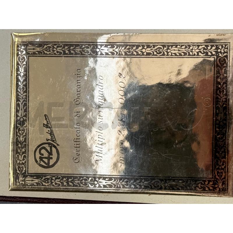 QUADRETTO FOGLIA ORO ENRICO FELISARI | Mercatino dell'Usato Triuggio 5