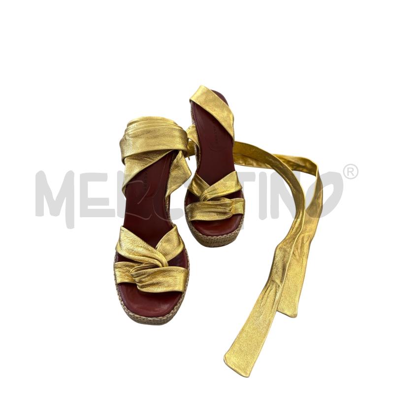 SANDALI DONNA SCHIAVA ORO MARC JACOBS | Mercatino dell'Usato Triuggio 1