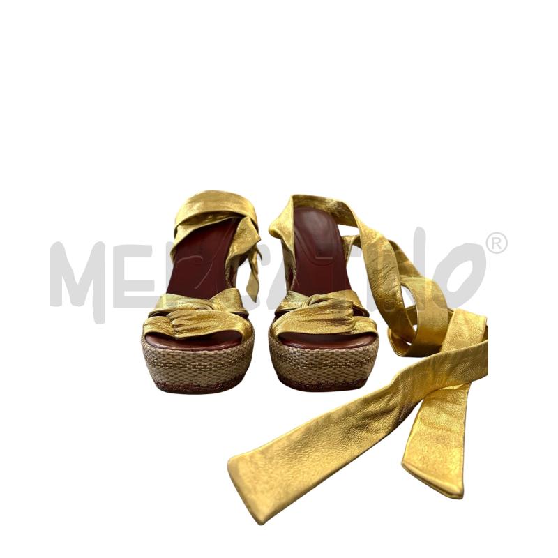 SANDALI DONNA SCHIAVA ORO MARC JACOBS | Mercatino dell'Usato Triuggio 2