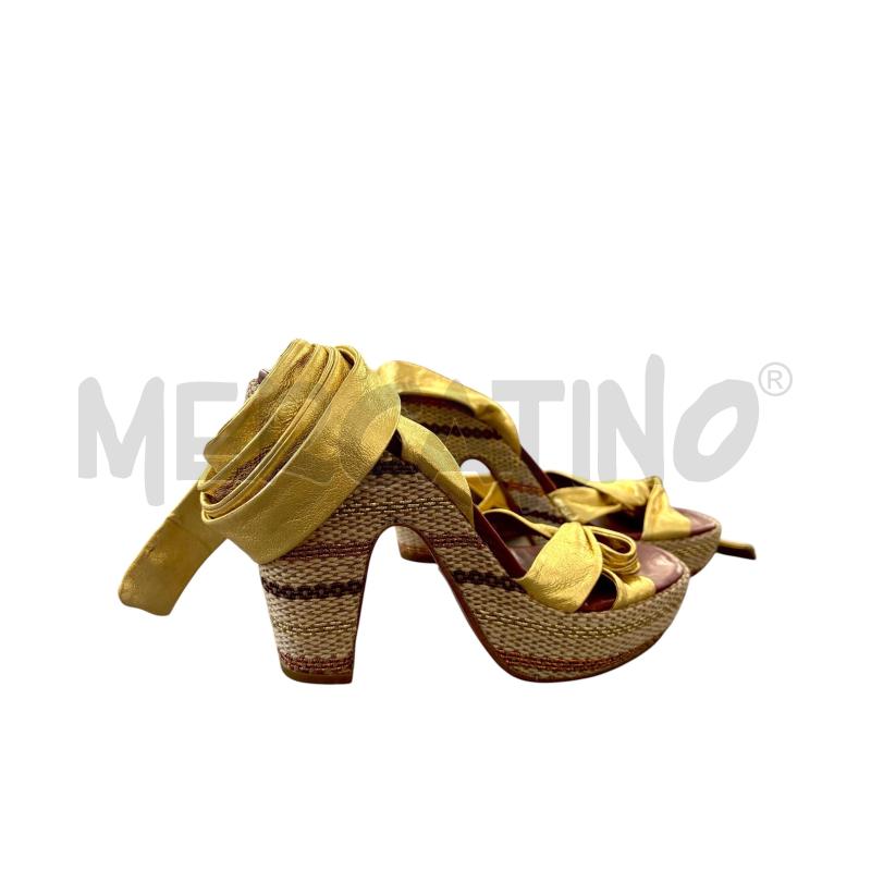 SANDALI DONNA SCHIAVA ORO MARC JACOBS | Mercatino dell'Usato Triuggio 3
