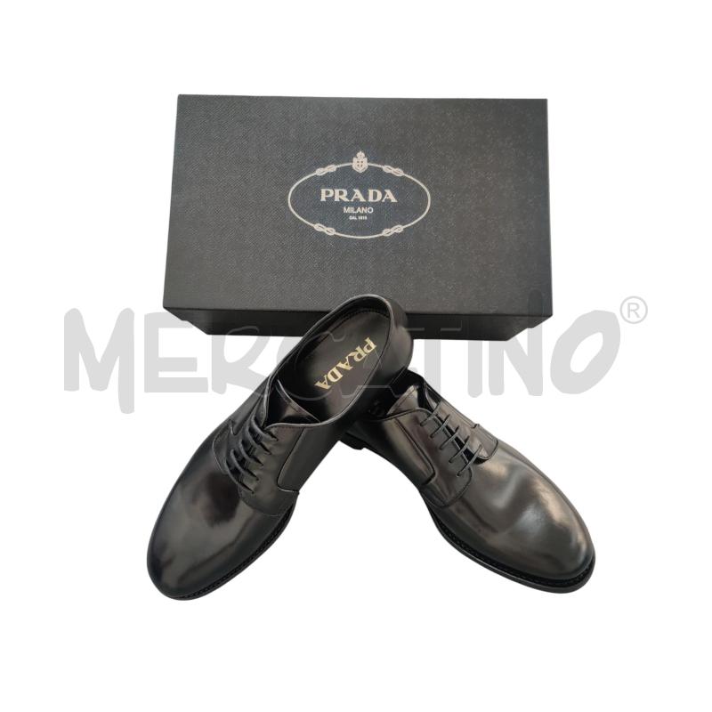 SCARPE UOMO PELLE NERO PRADA | Mercatino dell'Usato Triuggio 5